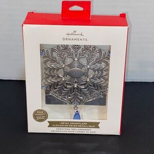 Hallmark Snowflake 2025 Christmas Ornament, Metal, Snowflake Gifts
